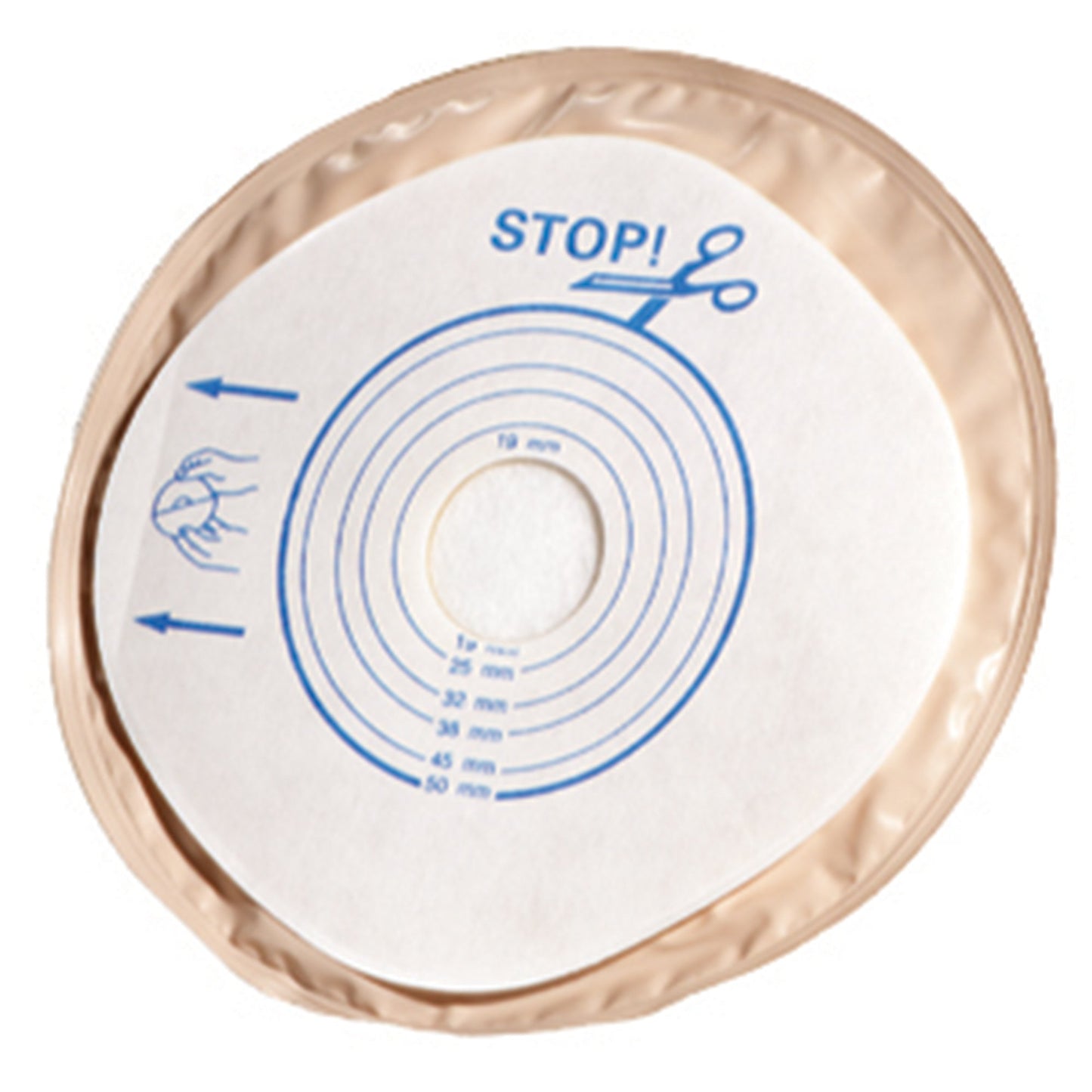 Stoma Cap ActiveLife® 19-50 mm Stoma Opening, Opaque, One-Piece, Cut-To-Fit - 175611