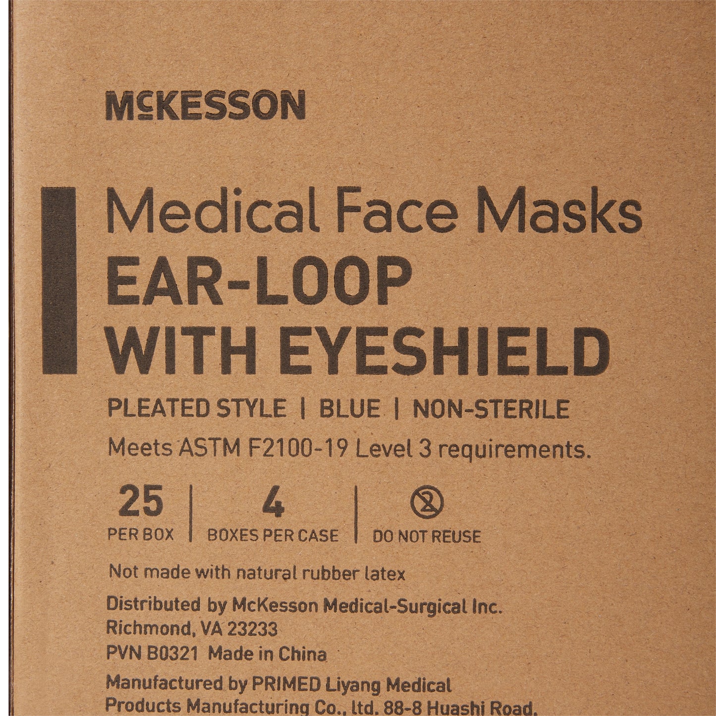 McKesson Procedure Mask with Eye Shield 91-2600