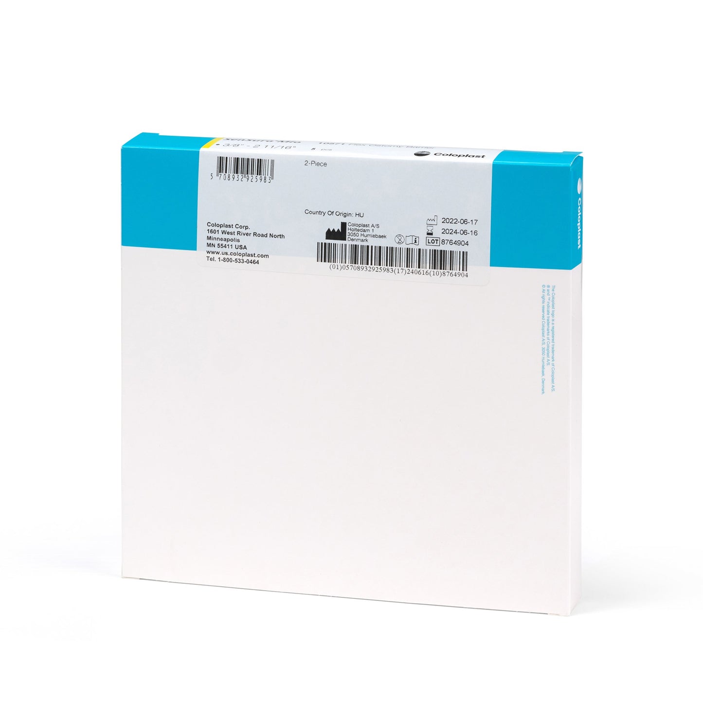 SenSura® Mio Flex Ostomy Barrier, Trim to Fit 10 – 68 mm, Yellow Match 10571