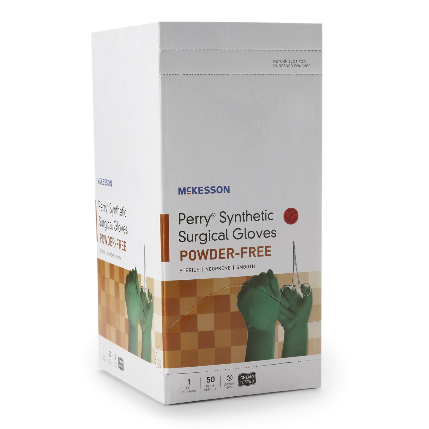 McKesson Perry® Performance Plus Polychloroprene Surgical Glove, Size 6, Green 20-2560N