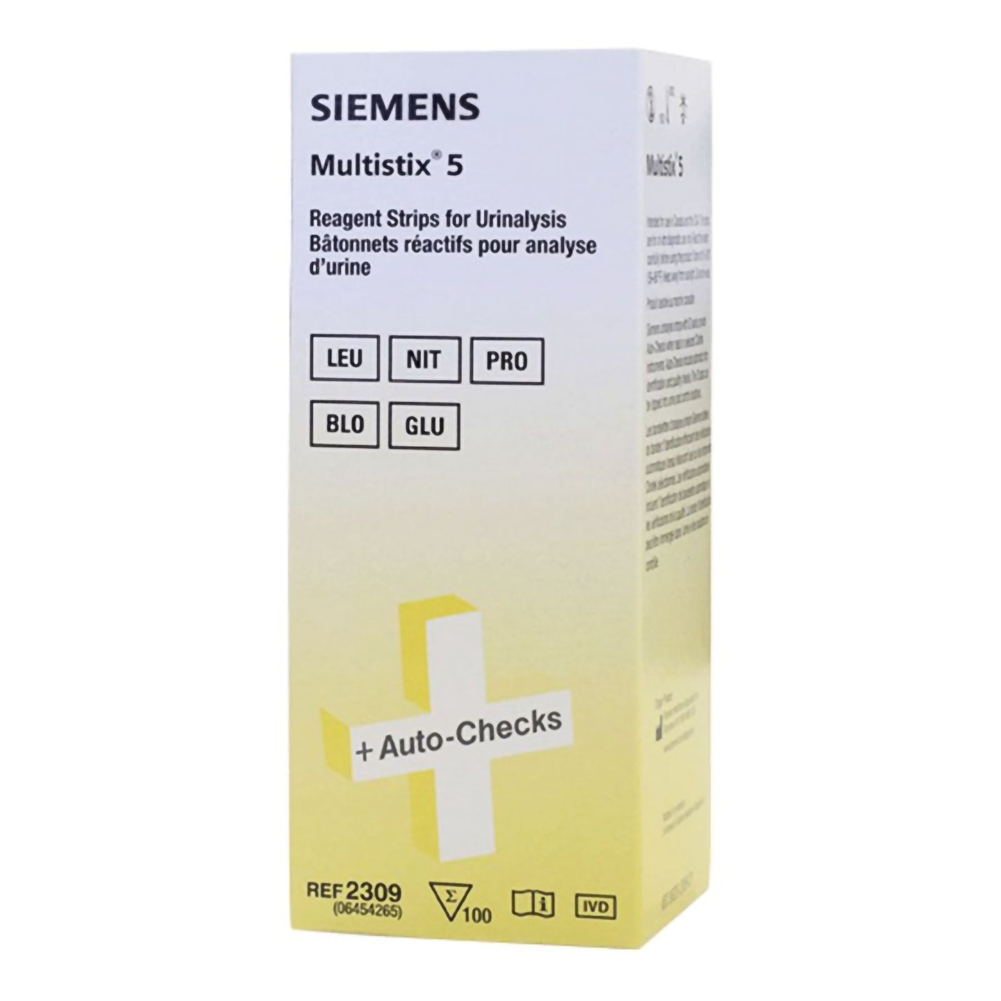 Urinalysis Reagent Multistix® 5 Blood, Glucose, Leukocytes, Protein, Nitrite CLIA Waived For Urinalysis - 10337415