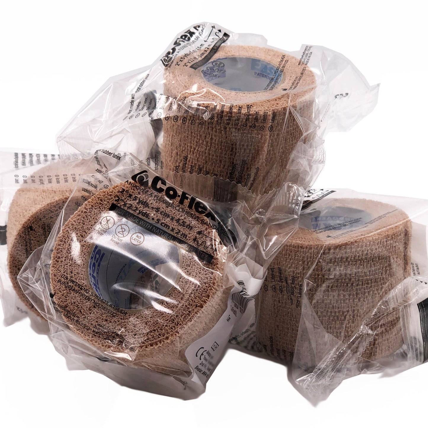 CoFlex® NL Self-adherent Closure Cohesive Bandage, 2 Inch x 5 Yard 5200TN-036