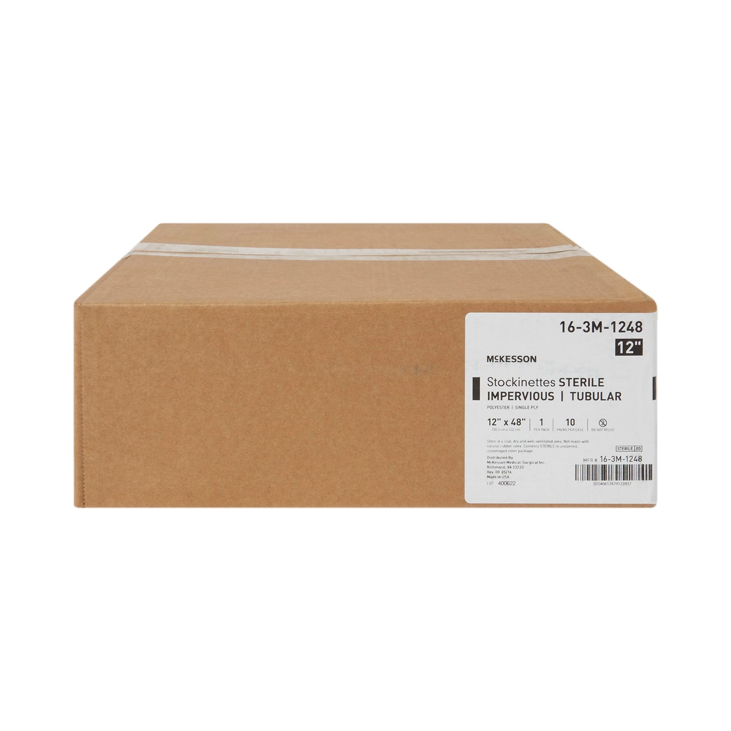 McKesson Impervious Surgical Stockinette, 12 x 48 Inch 16-3M-1248