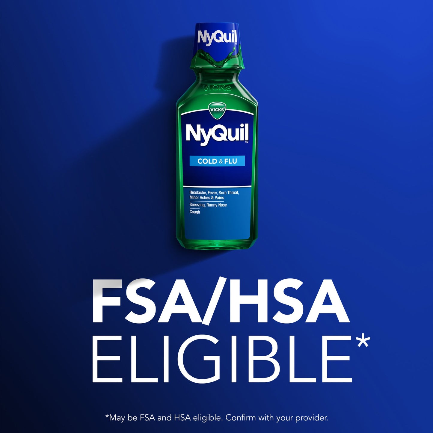 Vicks NyQuil Cold & Flu Nighttime Relief Liquid 37000080708