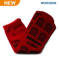 Slipper Socks McKesson Unisex Adult X-Large Double Tread Single Patient Use Red 16-XL-3811-D