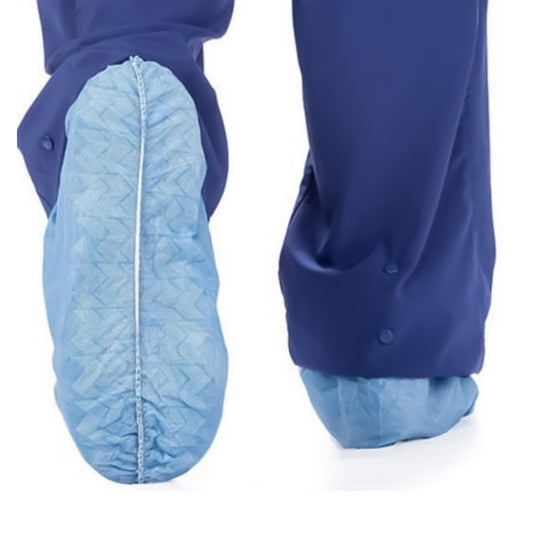 Shoe Cover Dura-Fit™ X-Large Shoe High Nonskid Sole Blue NonSterile 4854