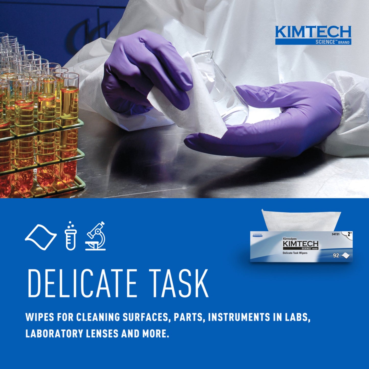 Kimtech Science™ Kimwipes™ Delicate Task Wipes, 2-Ply 34721