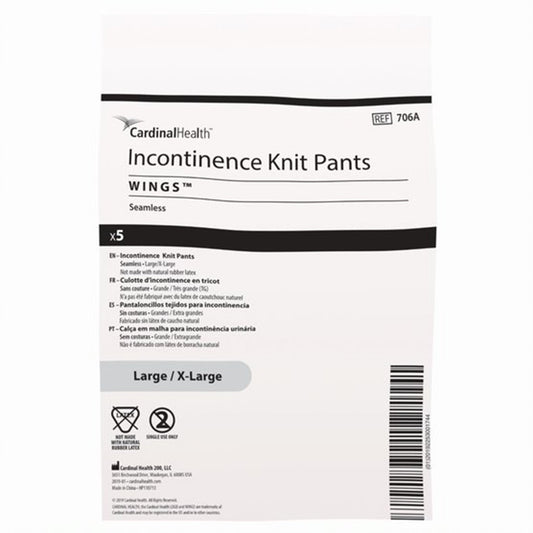 Wings™ Knit Pant Unisex Knit Weave Large / X-Large Pull On Reusable - 706A