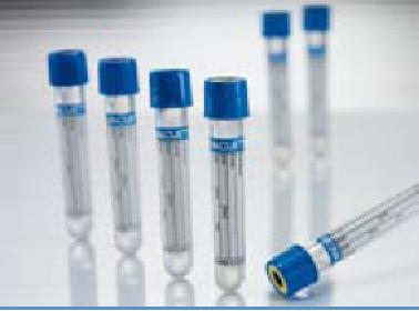 Greiner Bio-One Vacuette Venous Blood Collection Tube, 13 x 75 mm, 3.5 mL, Light Blue / Black Ring Closure 454332, Case of 1200