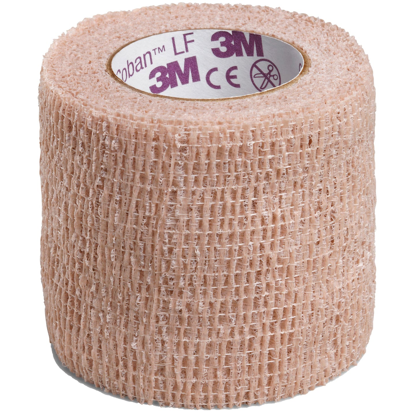 3M™ Coban™ LF Self-adherent Closure Cohesive Bandage, 2 Inch x 5 Yard, Tan 2082