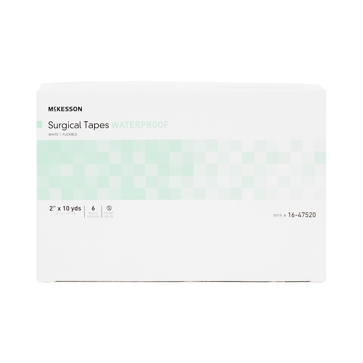 McKesson Adhesive Medical Tape, 2 Inch x 10 Yard, White 16-47520