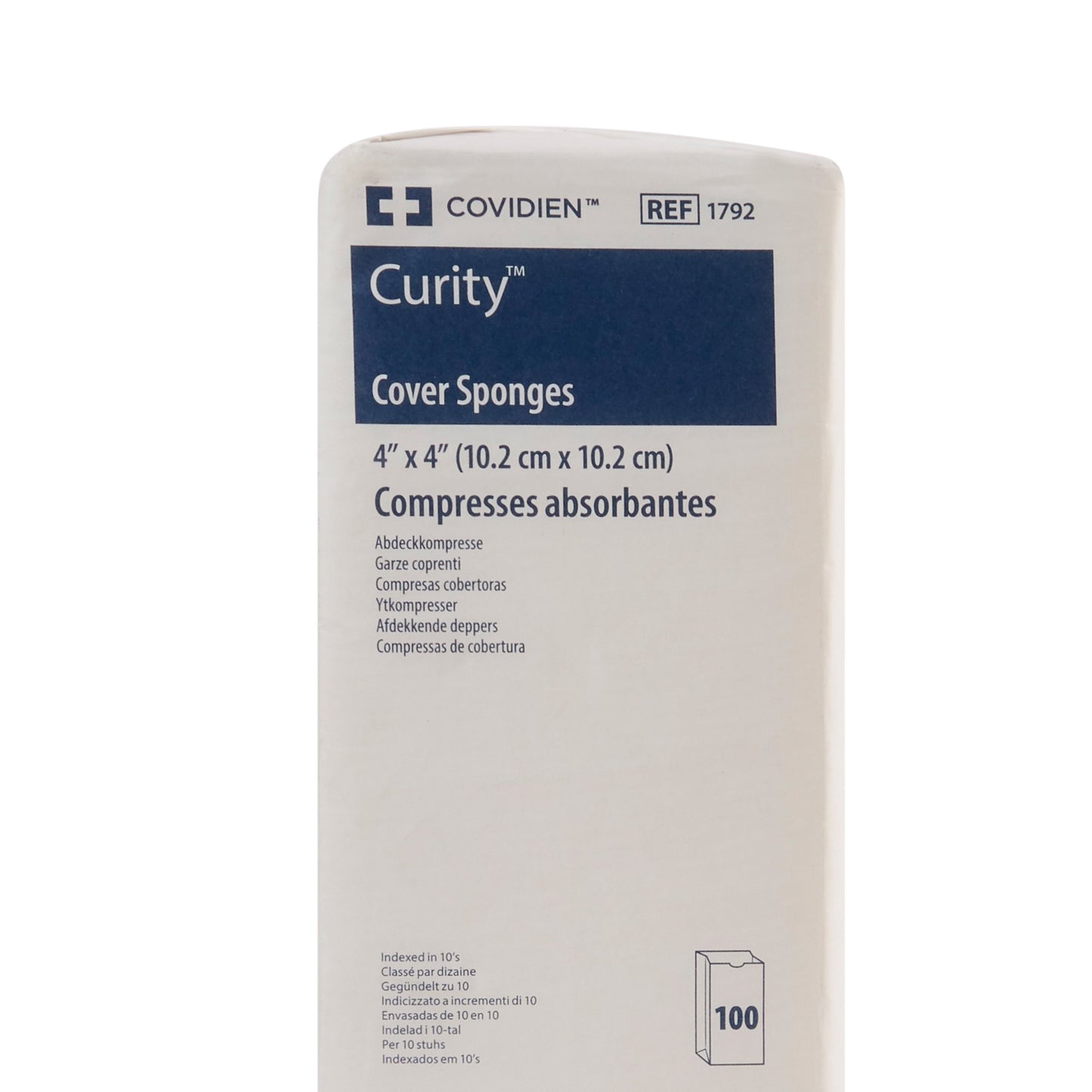 Curity™ Nonwoven Sponge, 4 x 4 Inch, 4-Ply 1792