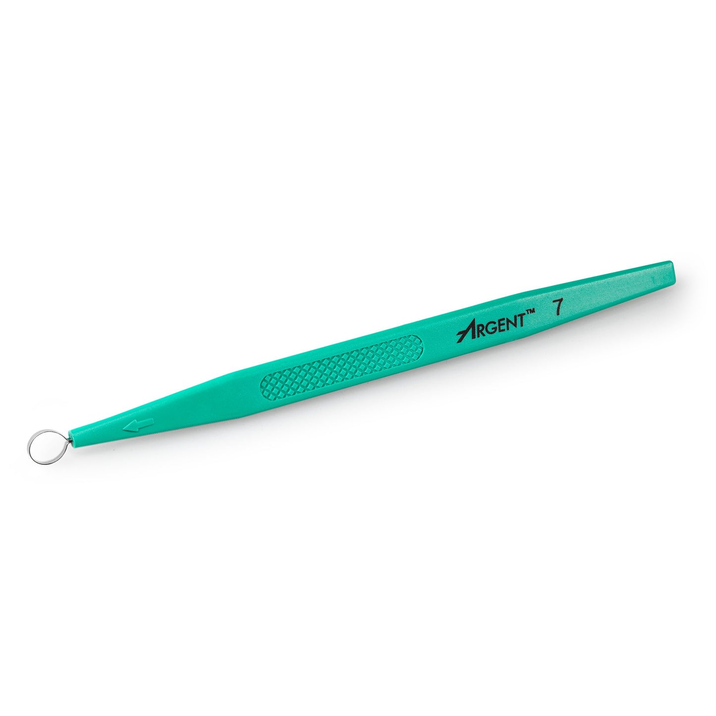 Dermal Curette McKesson 5-1/2 Inch Length Flat Textured Handle 7 mm Tip Semi-Sharp Loop Tip - 16-DC7