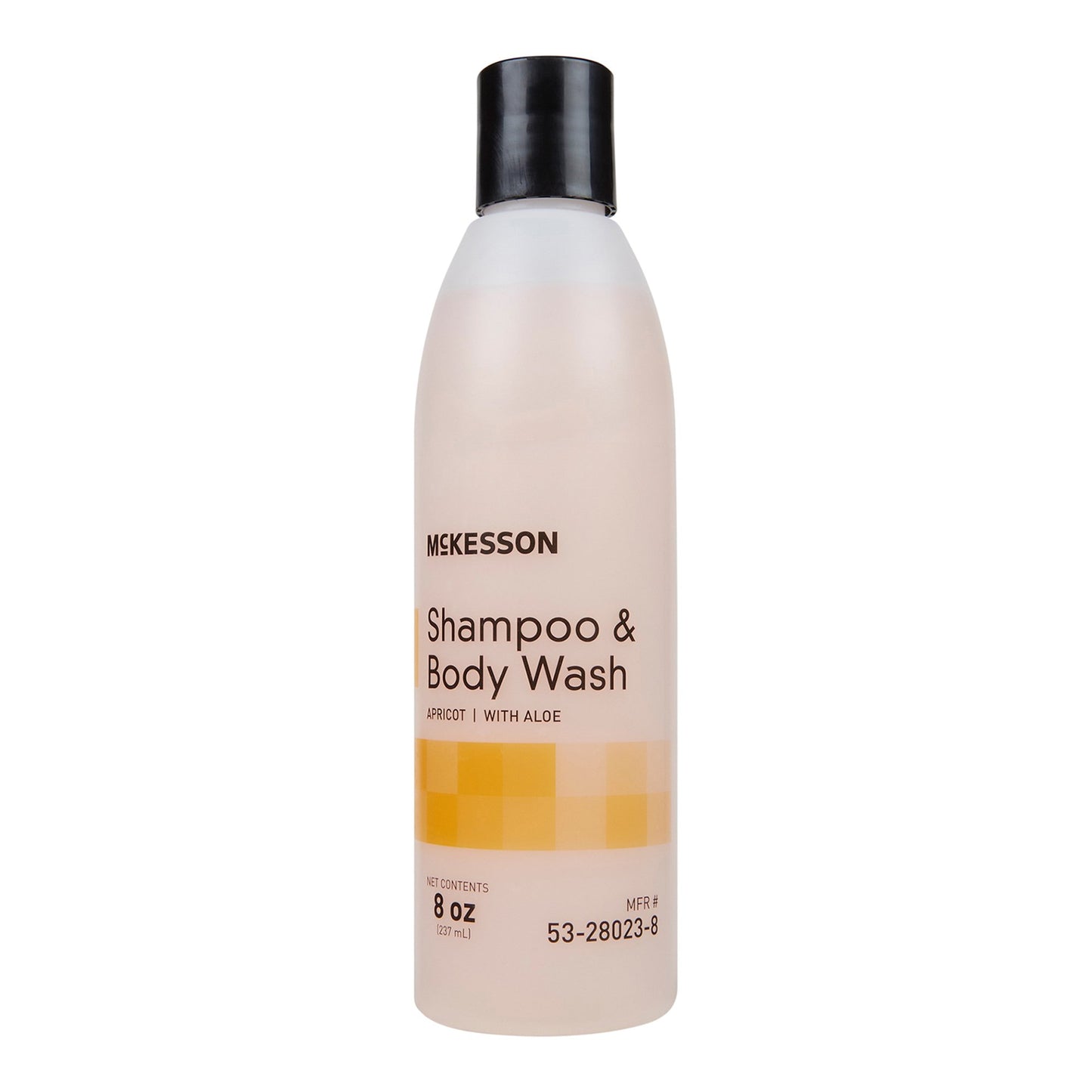 McKesson Shampoo and Body Wash, Apricot Scent, 8 oz. Squeeze Bottle 53-28023-8