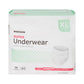 McKesson Super Moderate Absorbency Incontinence Underwear, Extra Large UW33846
