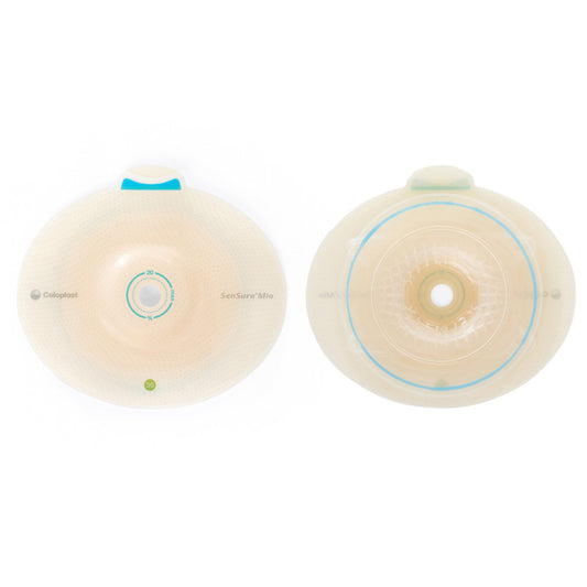 Ostomy Barrier SenSura® Mio Flex Trim to Fit, Extended Wear Elastic Adhesive 50 mm Flange Red Code System 15 to 30 mm Opening - 16481