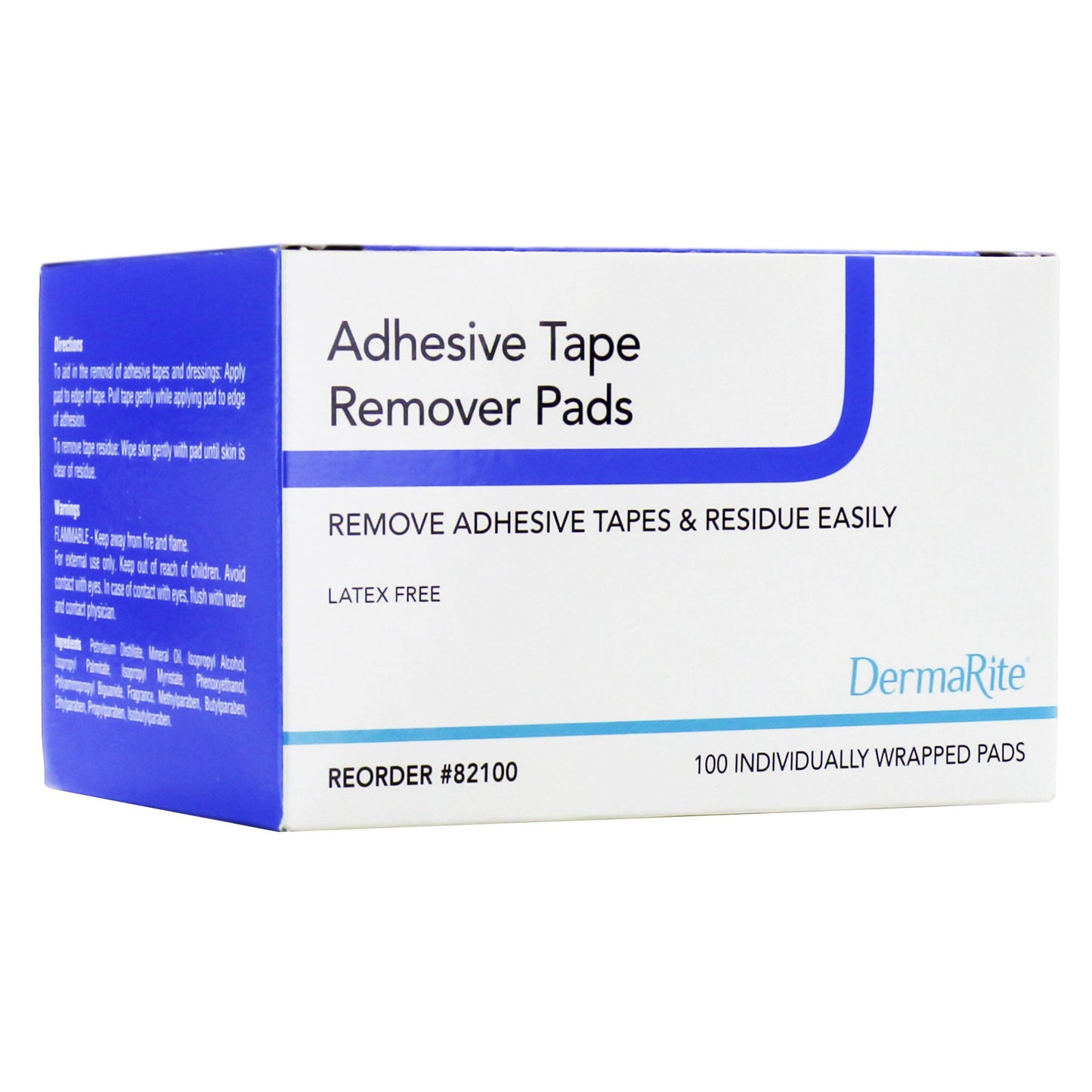 DermaRite® Adhesive Remover, 1-1/2 x 3-1/2 Inch Pads 82100