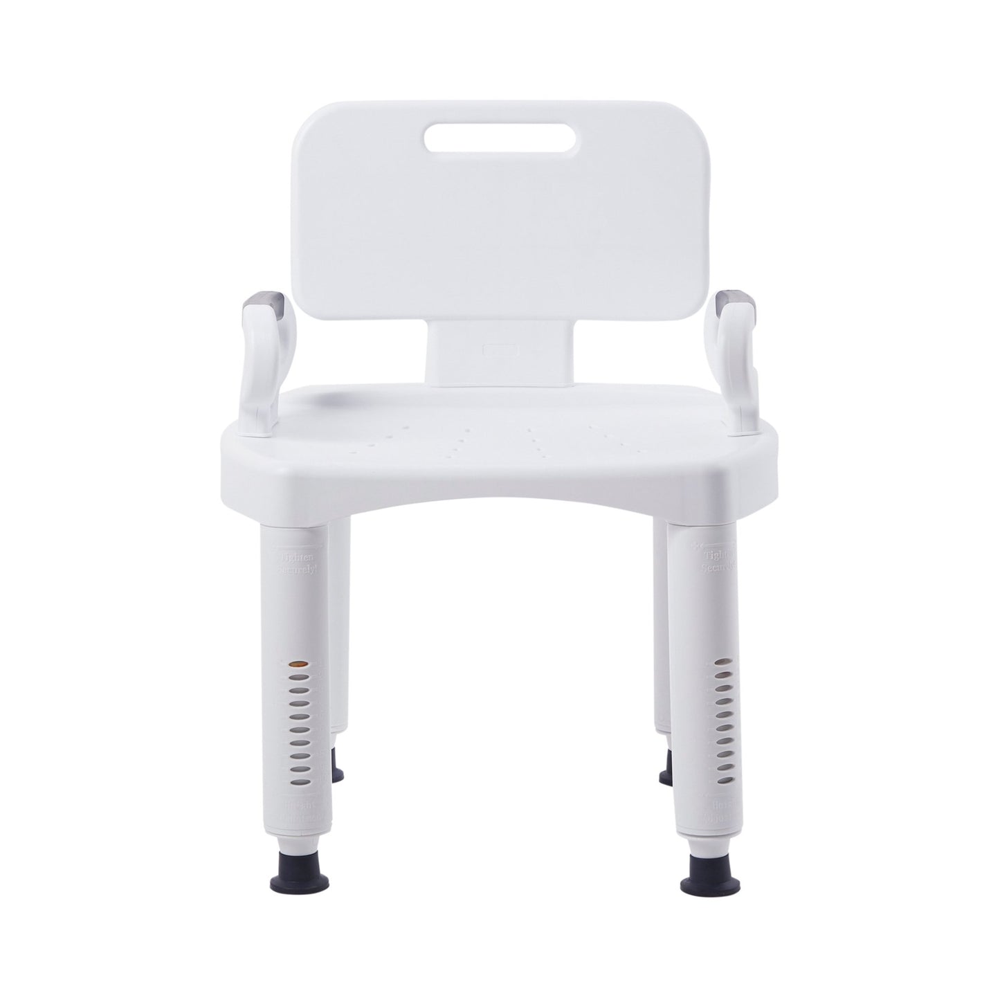 Bath Bench McKesson Removable Arms Plastic Frame Removable Backrest 21-1/4 Inch Seat Width 350 lbs. Weight Capacity - 146-RTL12505