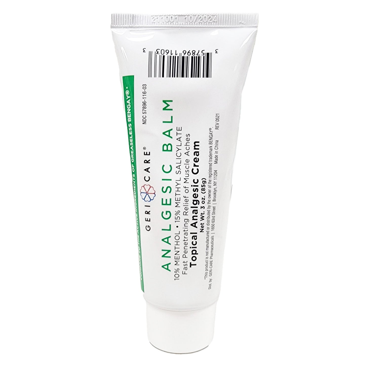 Geri-Care Analgesic Balm Topical Analgesic Cream, 3-ounce tube 57896011603