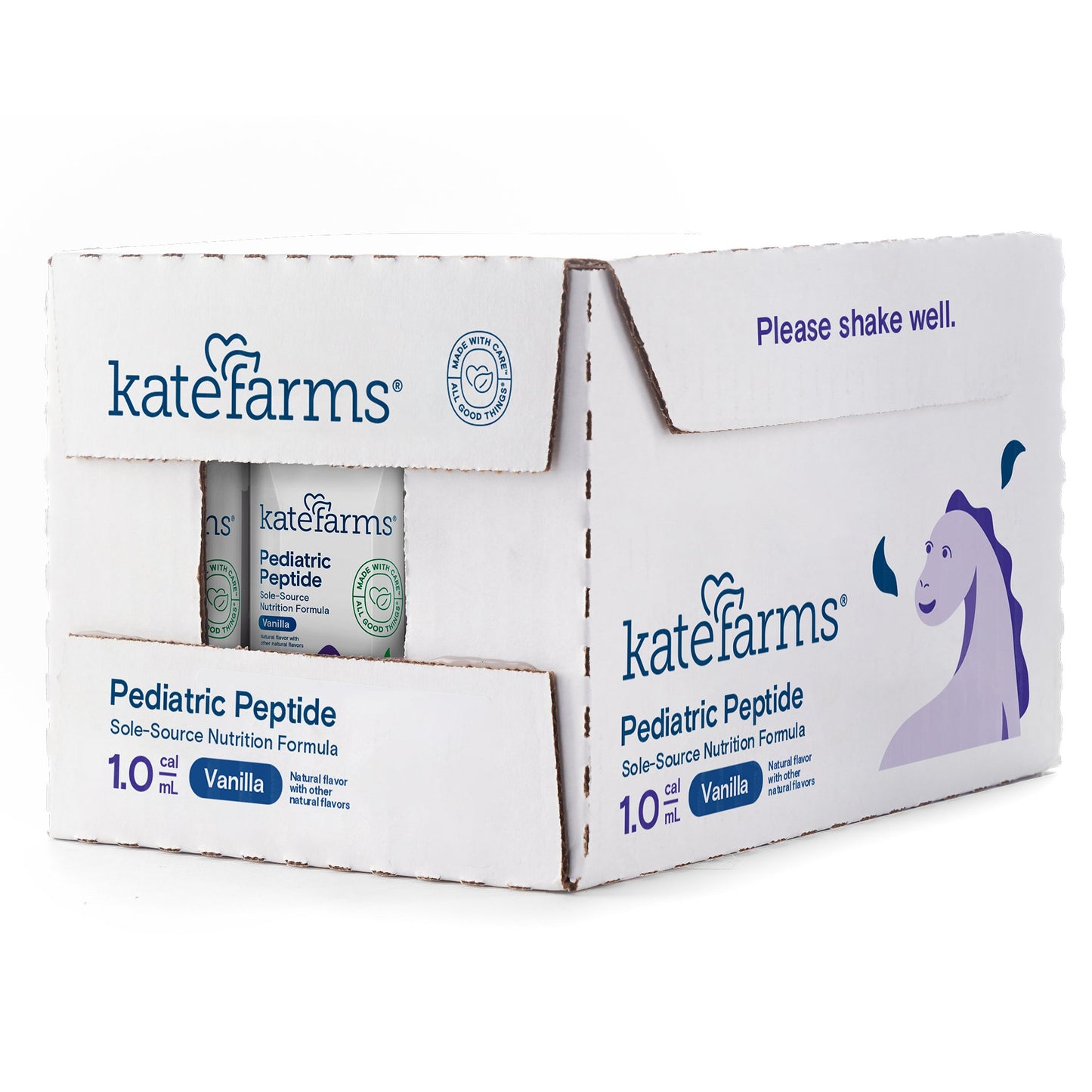 Kate Farms® Pediatric Peptide 1.0 Sole-Source Nutrition Formula, Vanilla 8.45-oz 811112030539