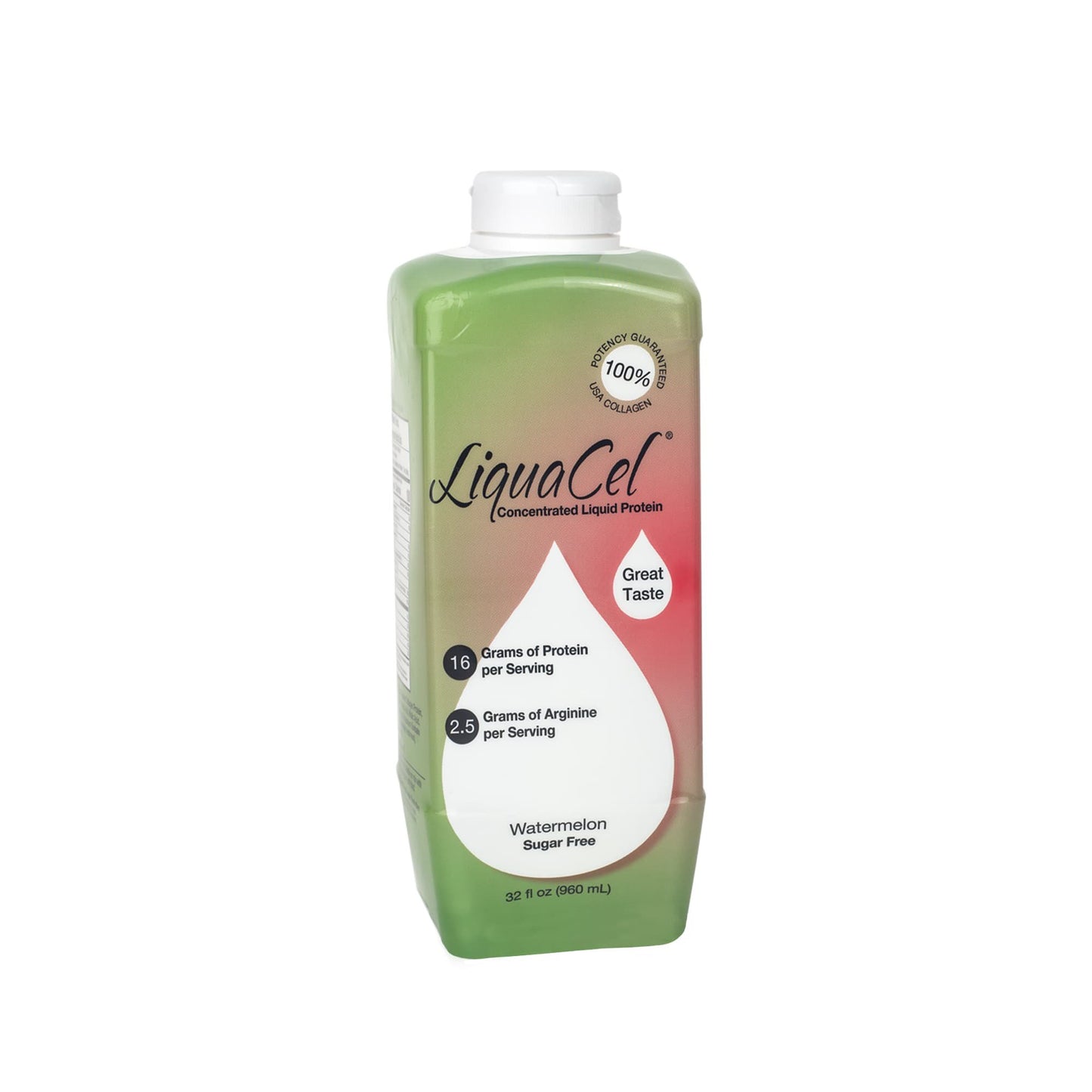 Oral Supplement LiquaCel® Watermelon Flavor Liquid 32 oz. Bottle - GH96