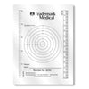 Trademark Medical Trademark Medical Wound Measuring Guide B250, Box of 250