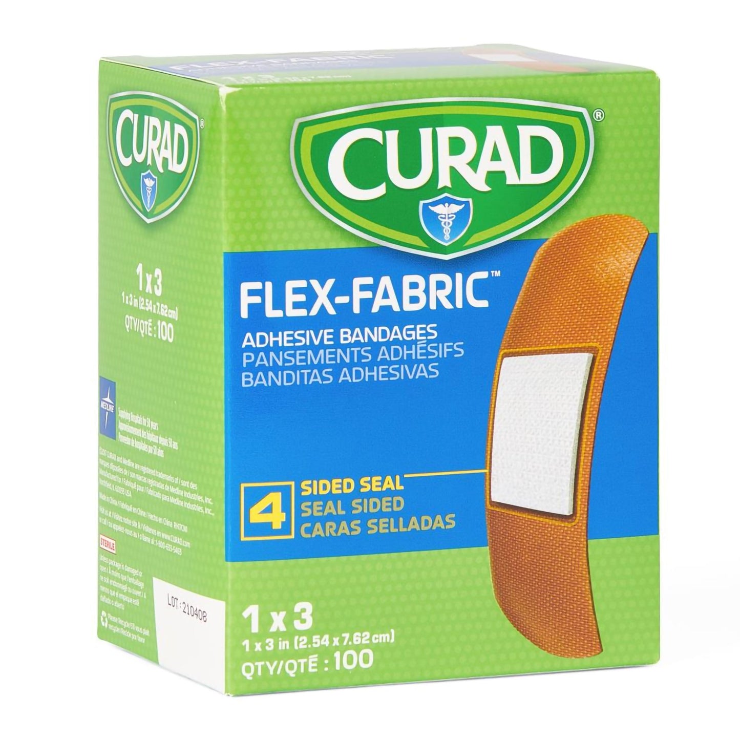 Comfort Cloth® Tan Adhesive Strip, 1 x 3 Inch NON25660