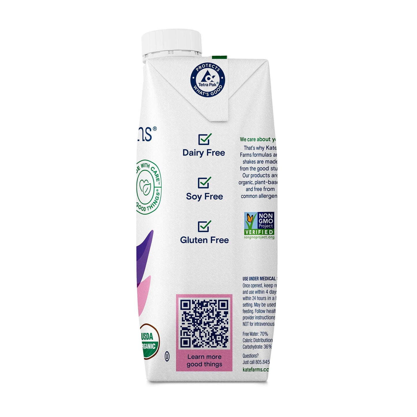 Kate Farms® Peptide 1.5 Vanilla Sole-Source Nutrition Formula, 11-ounce carton 851823006386