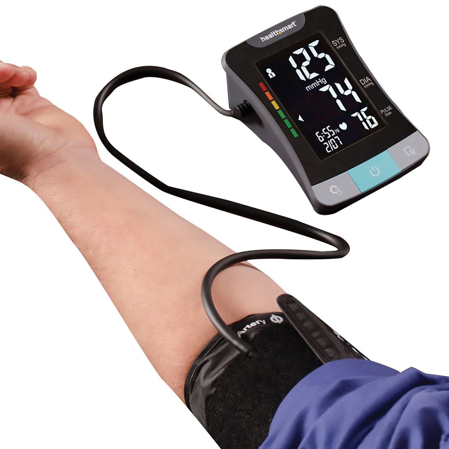 Mabis® One-Tube Blood Pressure Monitor, Digital, Black Cuff 04-655-001