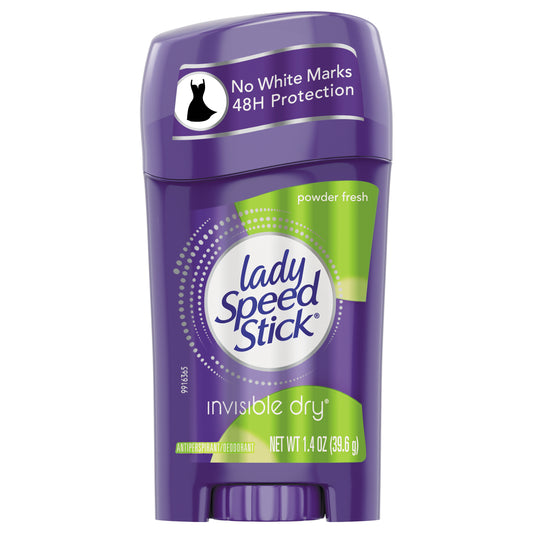 Antiperspirant / Deodorant Lady Speed Stick® Solid 1.4 oz. Powder Fresh Scent - 196369