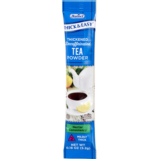 Thickened Beverage Thick & Easy® 5.2 Gram Individual Packet Tea Flavor Powder IDDSI Level 2 Mildly Thick - 81330