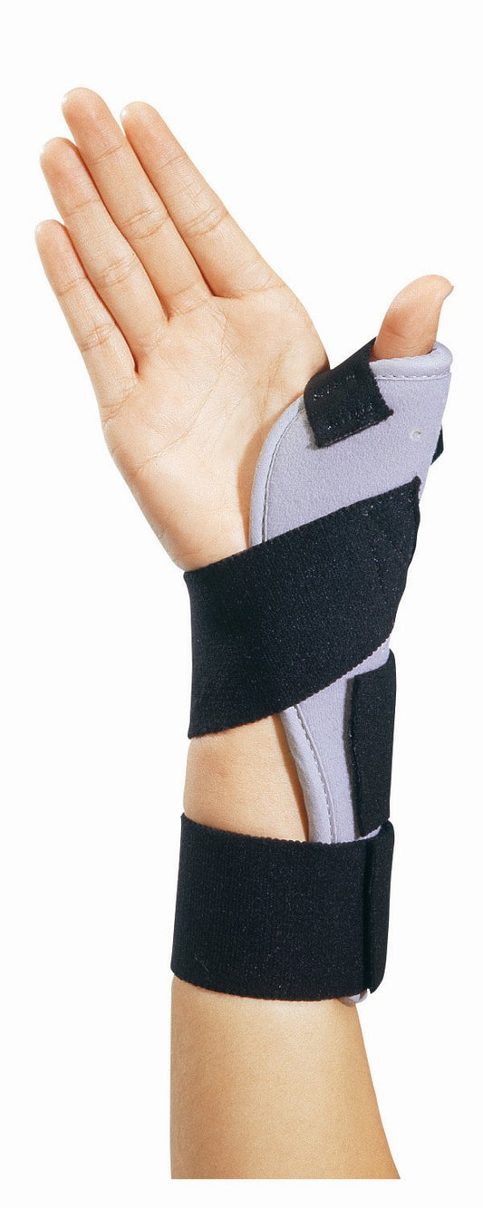 Thumb Splint ThumbSPICA™ One Size Fits Most Elastic Contact Closure Strap Black / Gray - 79-87100