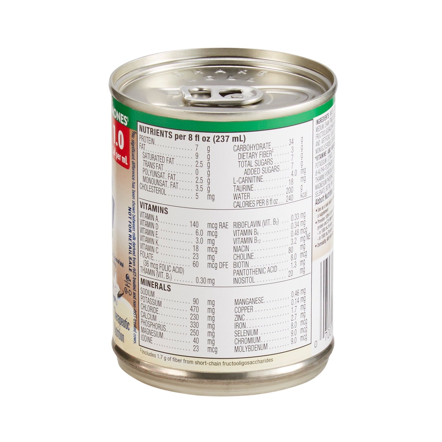 PediaSure® Enteral Formula with Fiber, Vanilla, 8-ounce can 67403