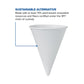 Bare® Paper Cone Drinking Cup, 4-ounce capacity 4R-2050