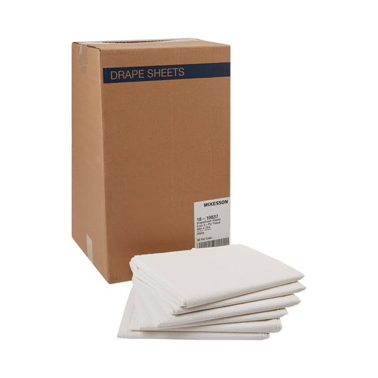 General Purpose Drape McKesson Physical Exam Drape 40 W X 72 L Inch NonSterile - 18-10837