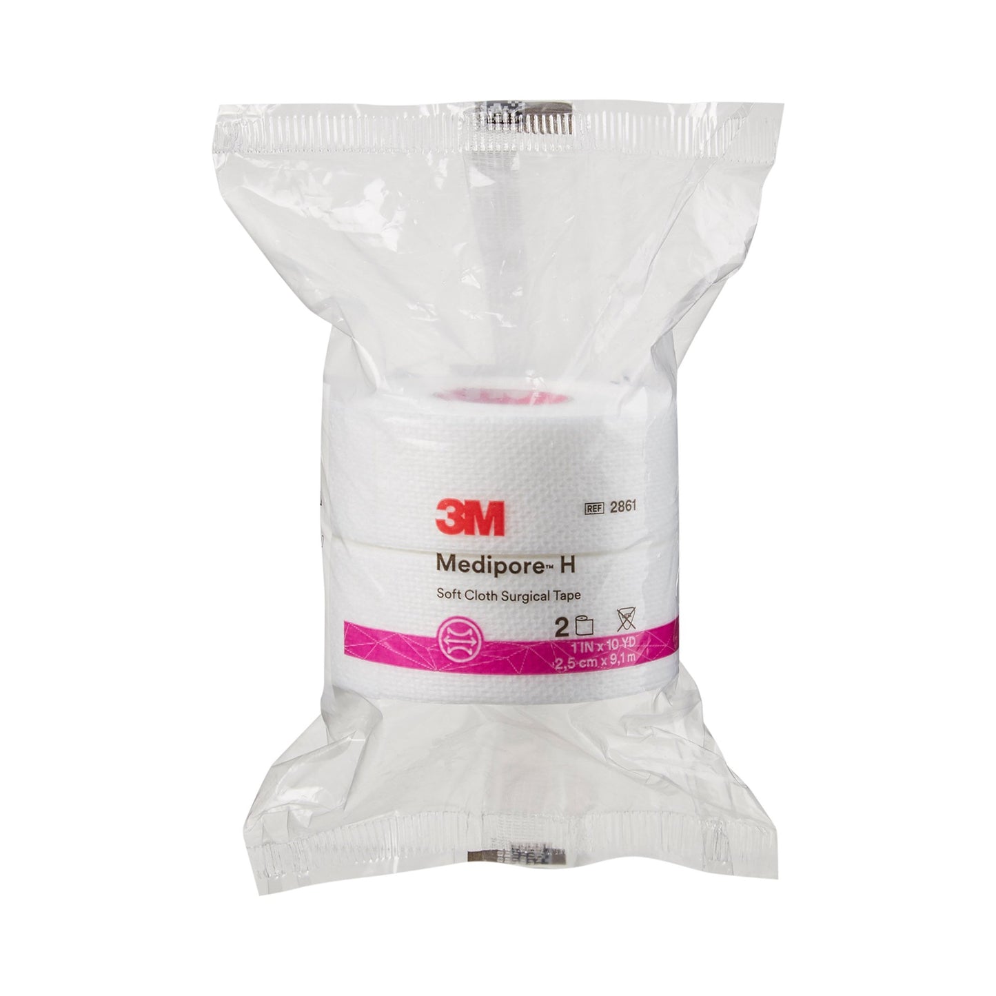 3M™ Medipore™ H Cloth Medical Tape, 1 Inch x 10 Yard, White 2861