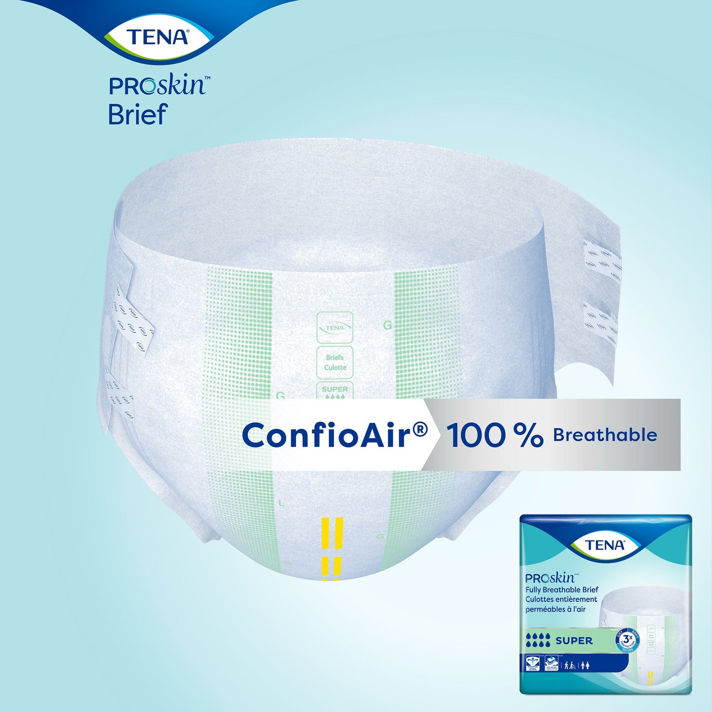 Tena Super Adult Heavy-Absorbent Incontinence Brief, Extra Large 68011