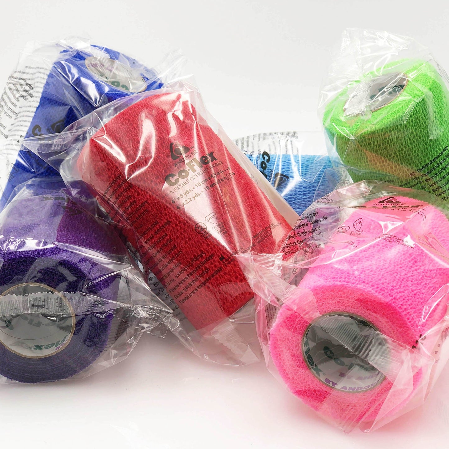 CoFlex® NL Self-adherent Closure Cohesive Bandage, 4 Inch x 5 Yard 5400CP-018