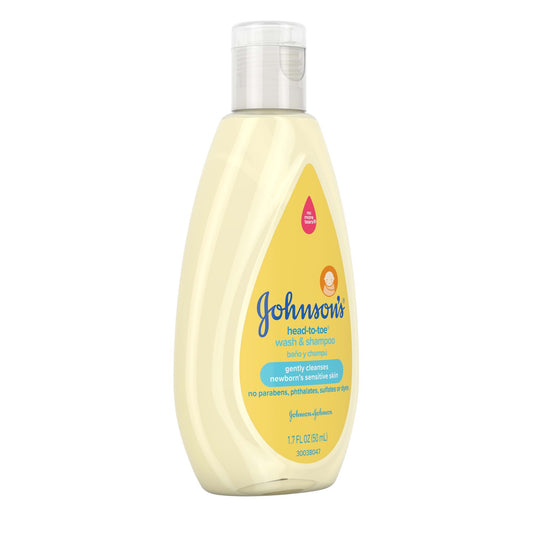 J & J Sales Johnson's Baby Head-to-Toe Wash and Shampoo 38137119665, 1 Each