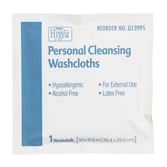 Skin Cleansing Towelette Hygea® Individual Packet Scented 400 Count - U12095
