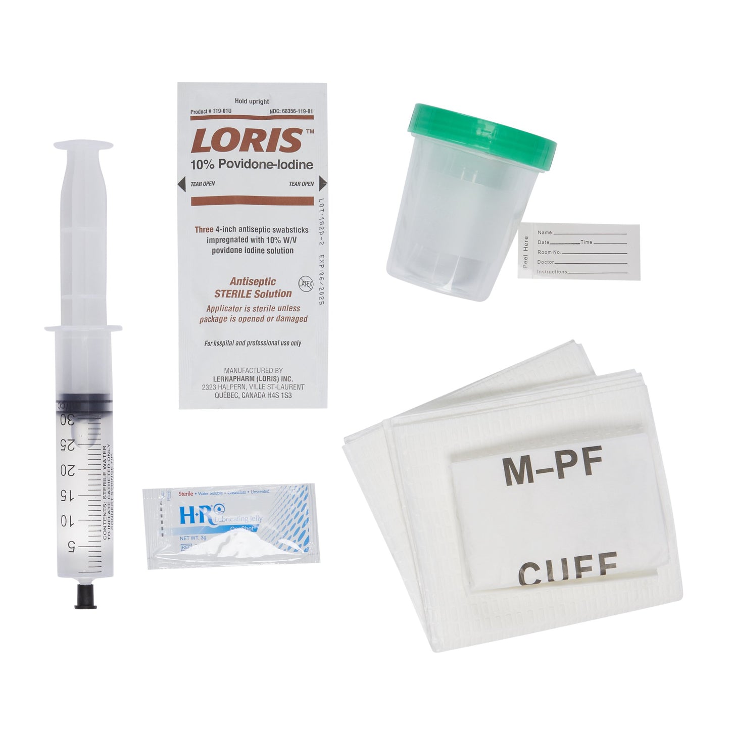 Indwelling Catheter Tray McKesson Foley Without Catheter Without Balloon - 16-234