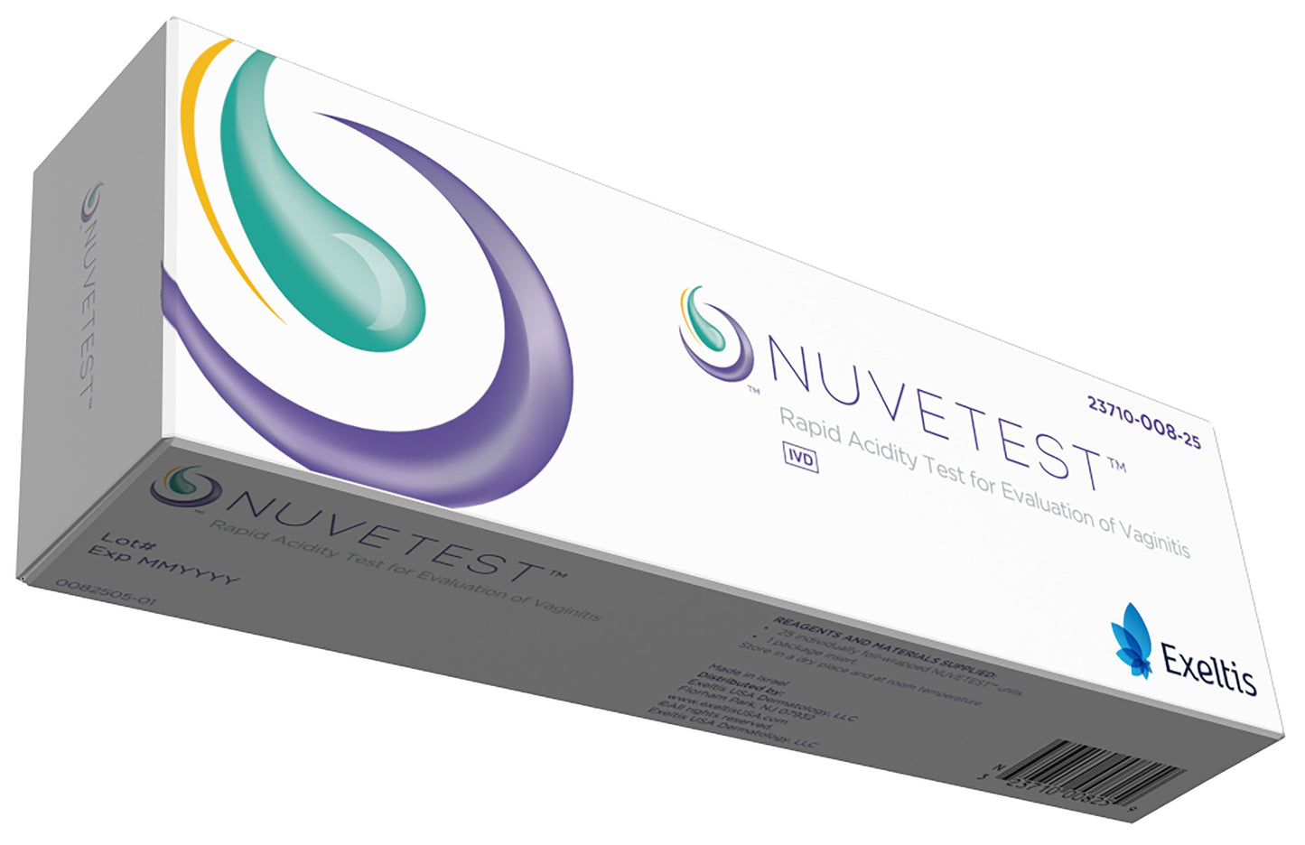 NuveTest™ Bacterial Vaginosis/Trichomoniasis Rapid Acidity Sex Health Test Kit 23710-008-25