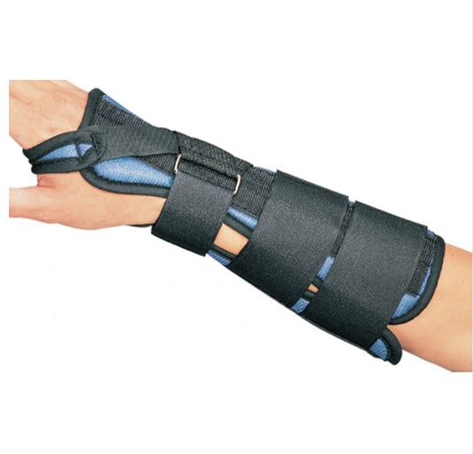 Wrist Brace ProCare® Aluminum / Foam / Tricot Left Hand Black Small - 79-87433