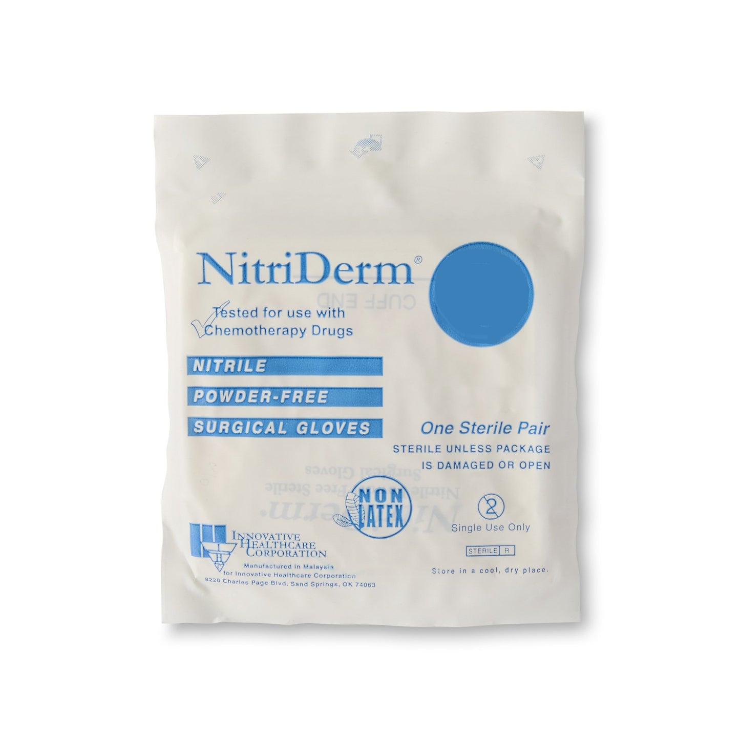 NitriDerm® Nitrile Surgical Glove, Size 6.5, White 135265