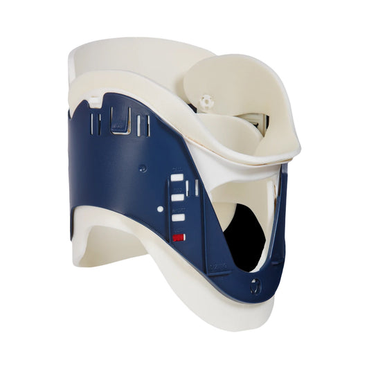 Extrication Cervical Collar Ossur® Patriot® Preformed Adult One Size Fits Most One-Piece / Trachea Opening Adjustable Height 11 to 23 Inch Neck Circum