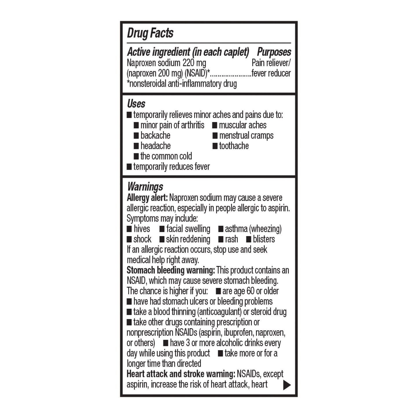 Foster & Thrive™ All Day Pain Relief Naproxen Sodium 220 mg Caplets 70677113701