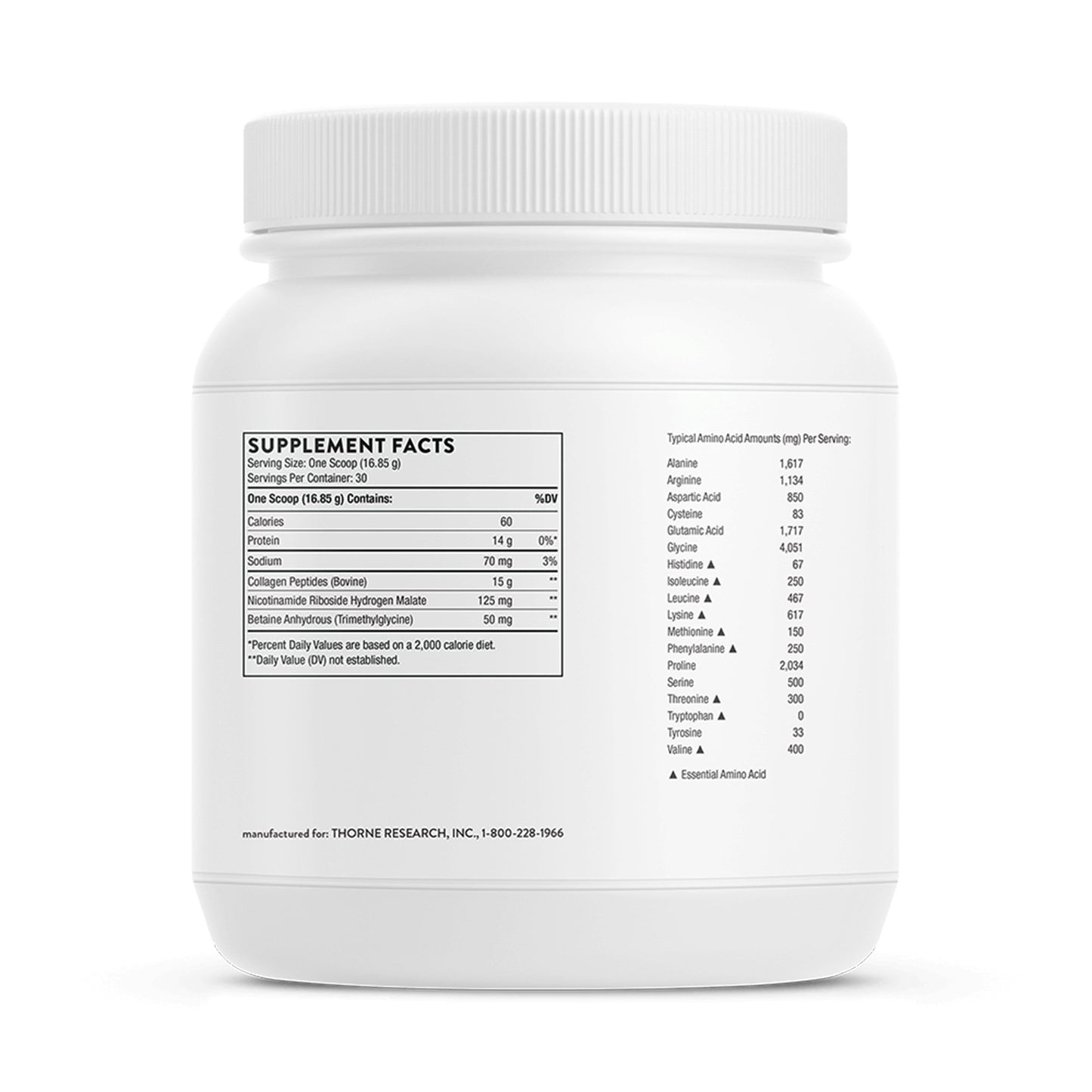 Thorne® Collagen Fit with Nicotinamide Riboside Dietary Supplement SP686