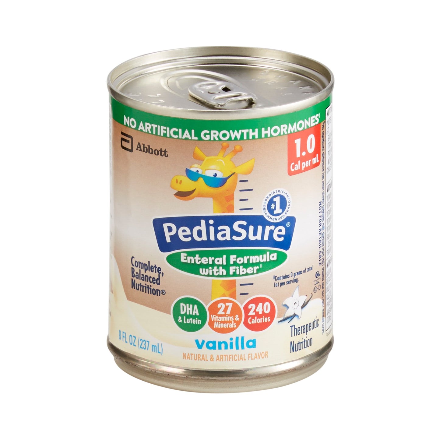 PediaSure® Enteral Formula with Fiber, Vanilla, 8-ounce can 67403