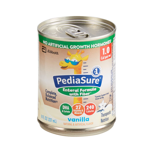 PediaSure® Enteral Formula with Fiber, Vanilla, 8-ounce can 67403