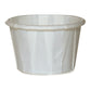 1 oz. Paper Souffle Cup White Disposable 16-100-2050
